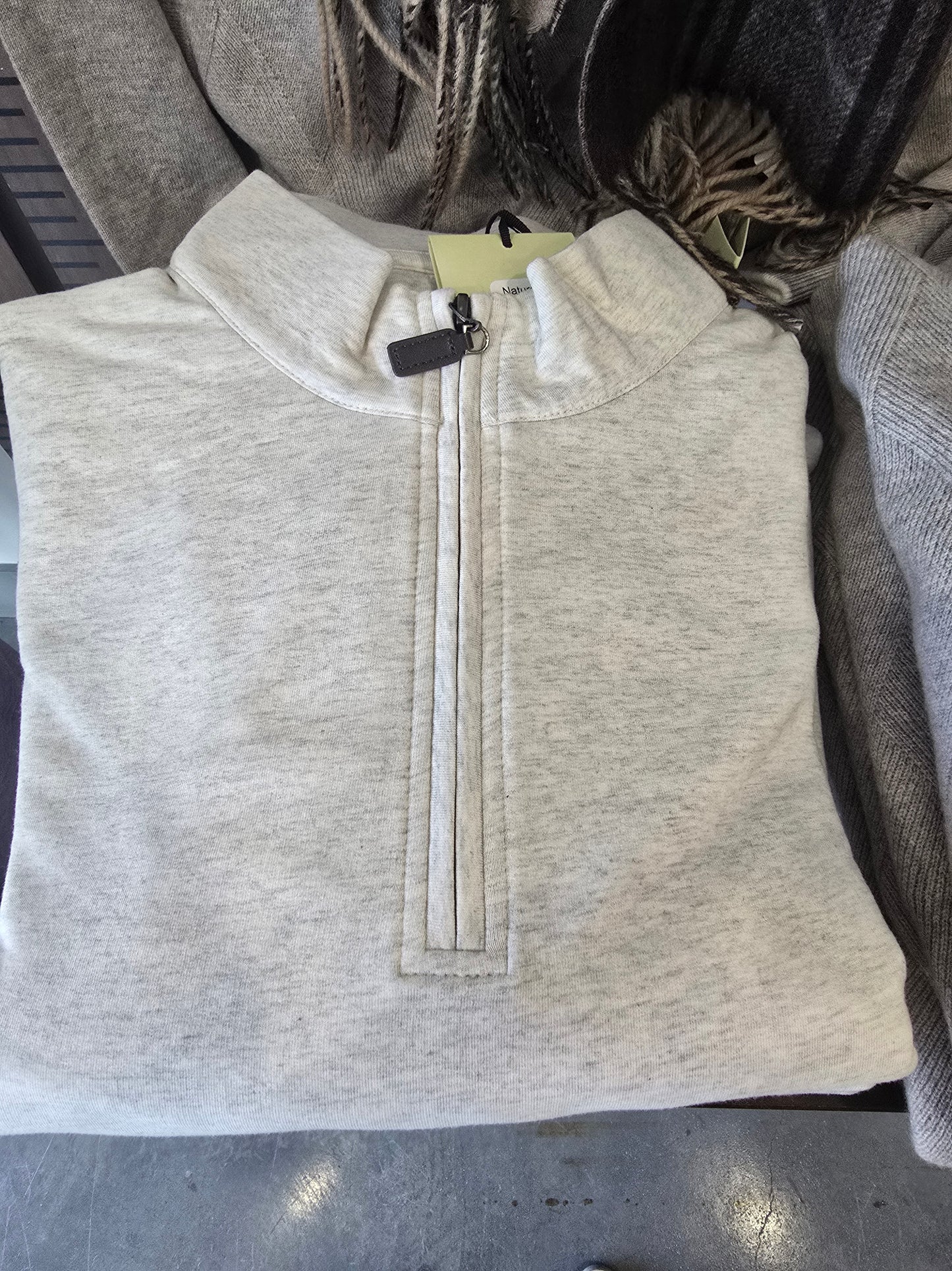 Horn Legend Mock neck 1/4 zip Jersey Pullover