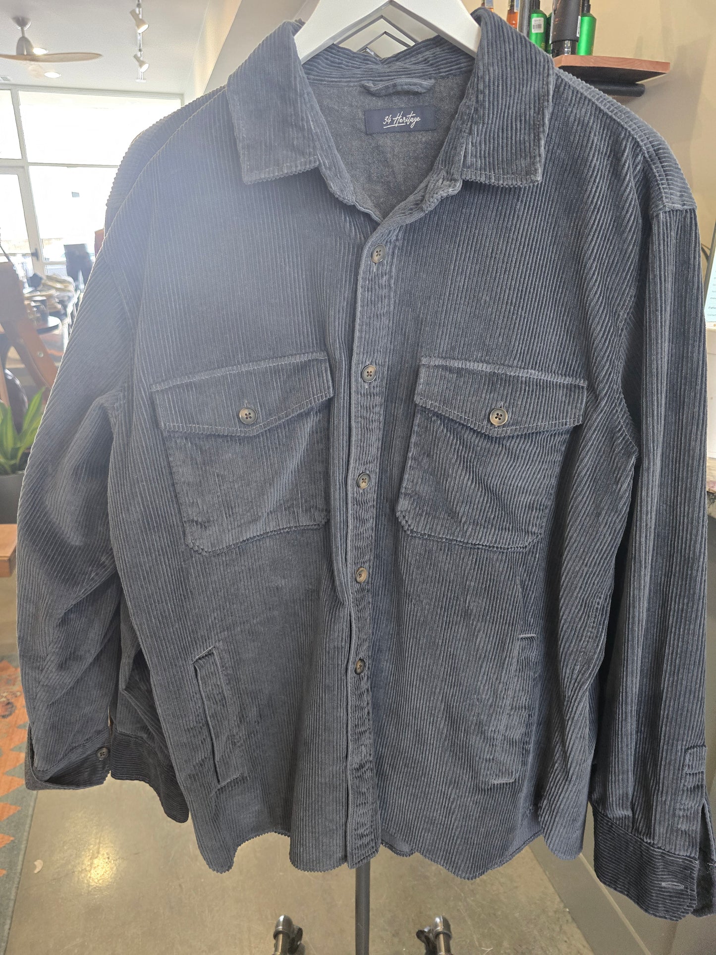 Corded Shirt Jacket