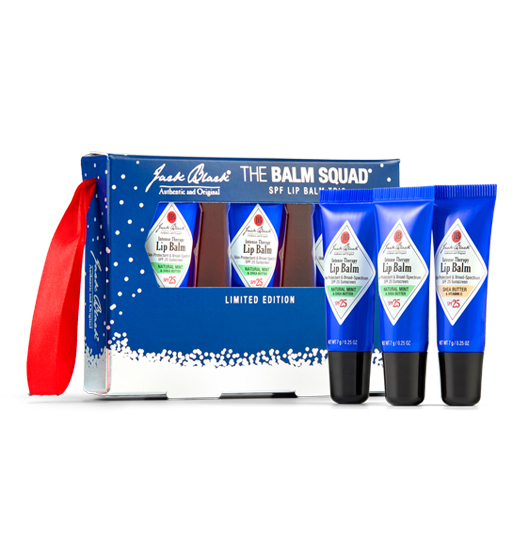 The Balm Squad® with Natural Mint & Shea Butter (x2) & Shea Butter & Vitamin E Lip Balms