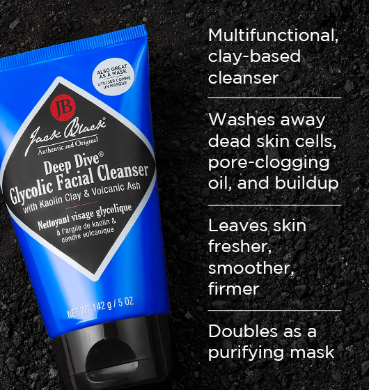 Deep Dive® Glycolic Facial Cleanser with Kaolin Clay & Volcanic Ash