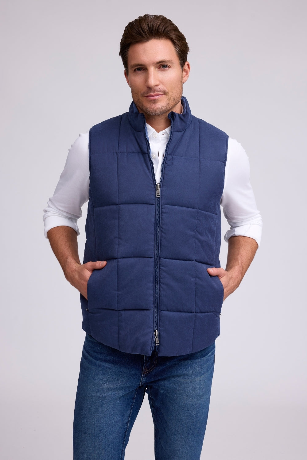 Raffi Anderson Twill Reversible Nylon Vest