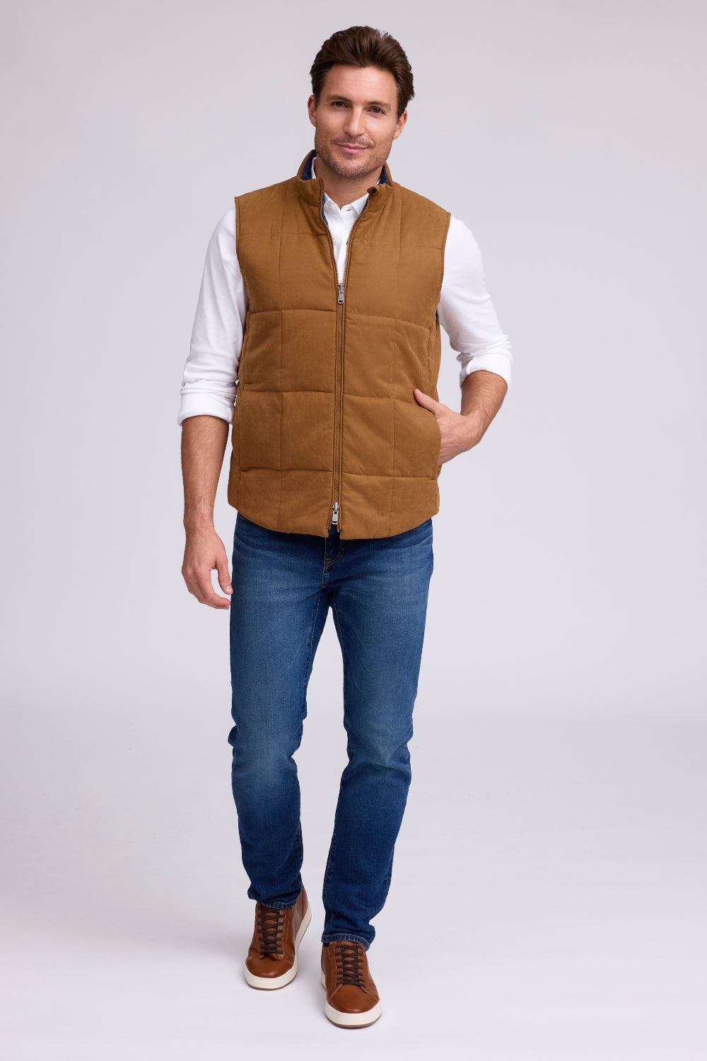 Raffi Anderson Twill Reversible Nylon Vest