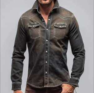 Roper Denim Long Sleeve Garment Wash
