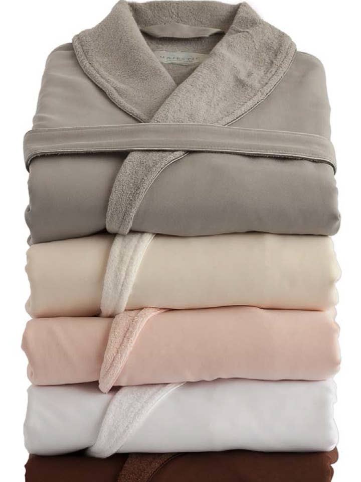 Sherbrooke Sanded Microfiber Lined Shawl Robe