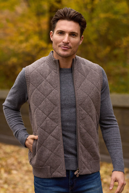 The Desmond Sleeveless Zip Jacket