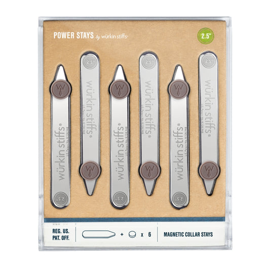 Power Stays Magnetic Collar Stays - Tri Pack