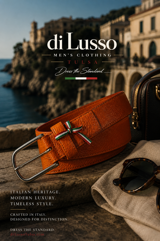 Paolo Vitale Handcrafted Pebble Grain Belts Cut to Order