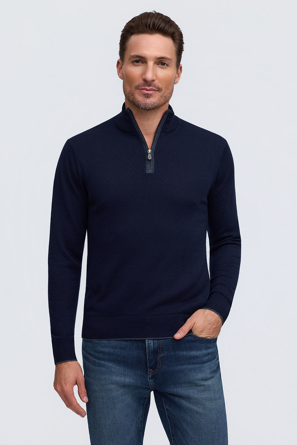 The Palmer 1/4 Zip LS Sweater