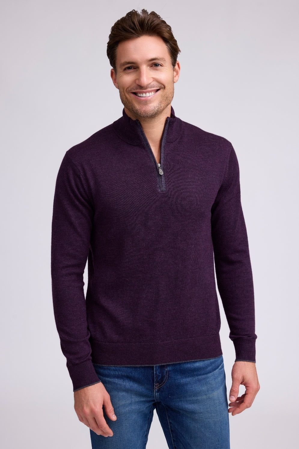 The Palmer 1/4 Zip LS Sweater