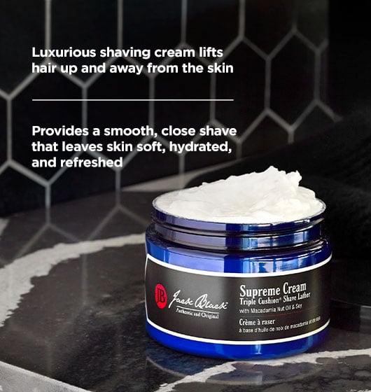 Supreme Cream Triple Cushion® Shave Lather with Macadamia Nut Oil & Soy